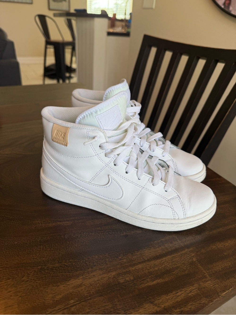 Nike White High-Top Sneakers